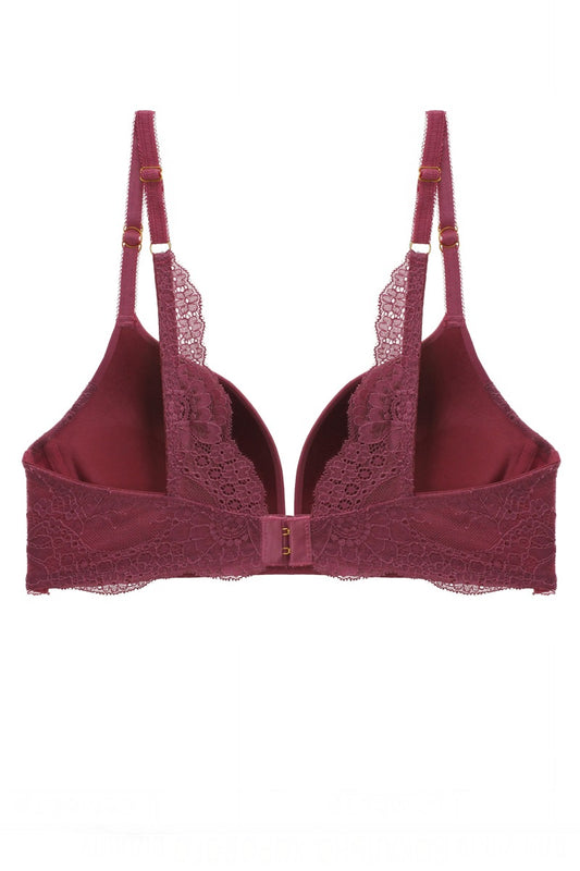 Solid Lace Demi Bra