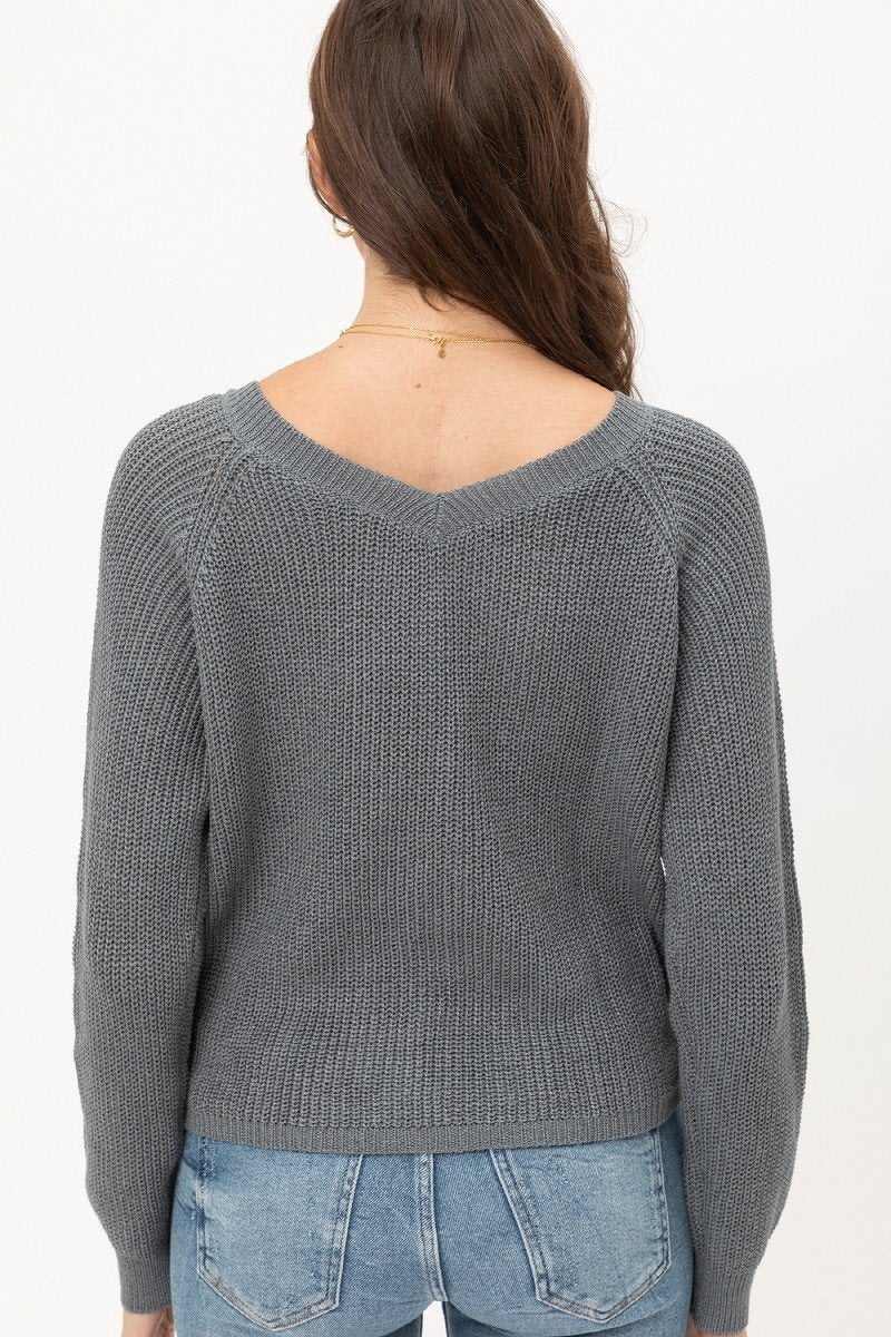 Long Sleeves, Tied Up, Ruched Detail