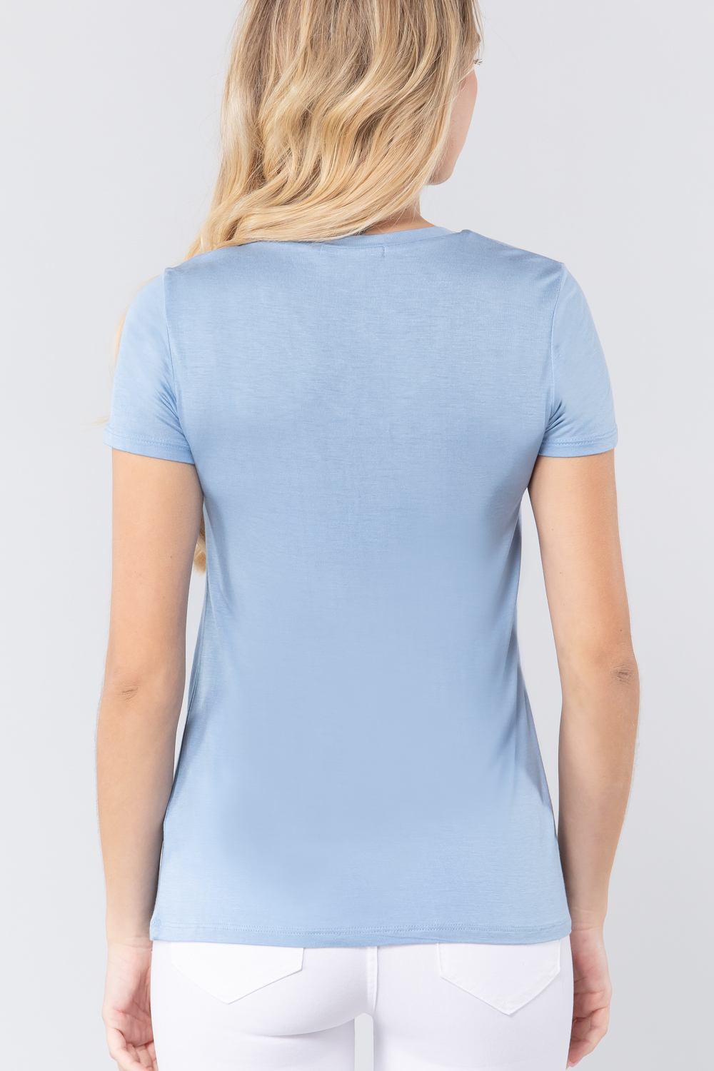 V-neck Rayon Jersey Top