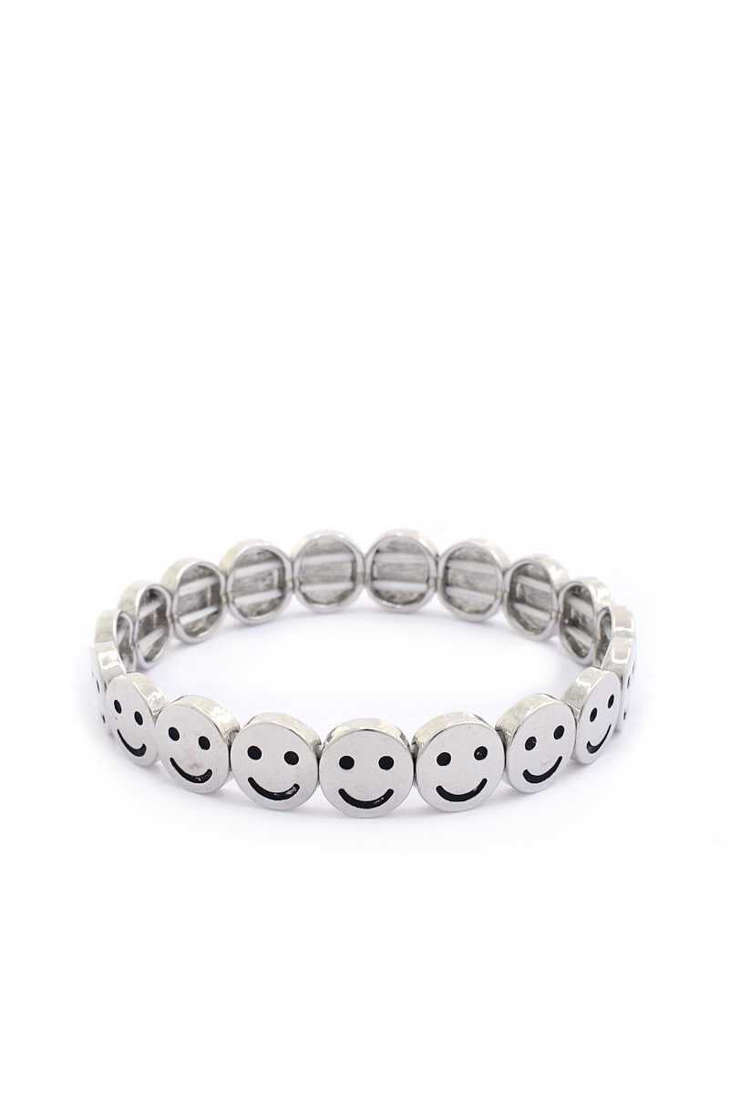 Smiley Face Charm Bracelet