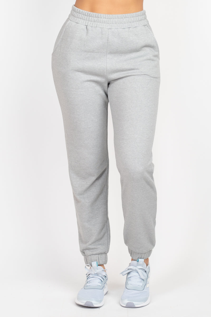 Zip-up Corset Hoodie & Jogger Pants Set