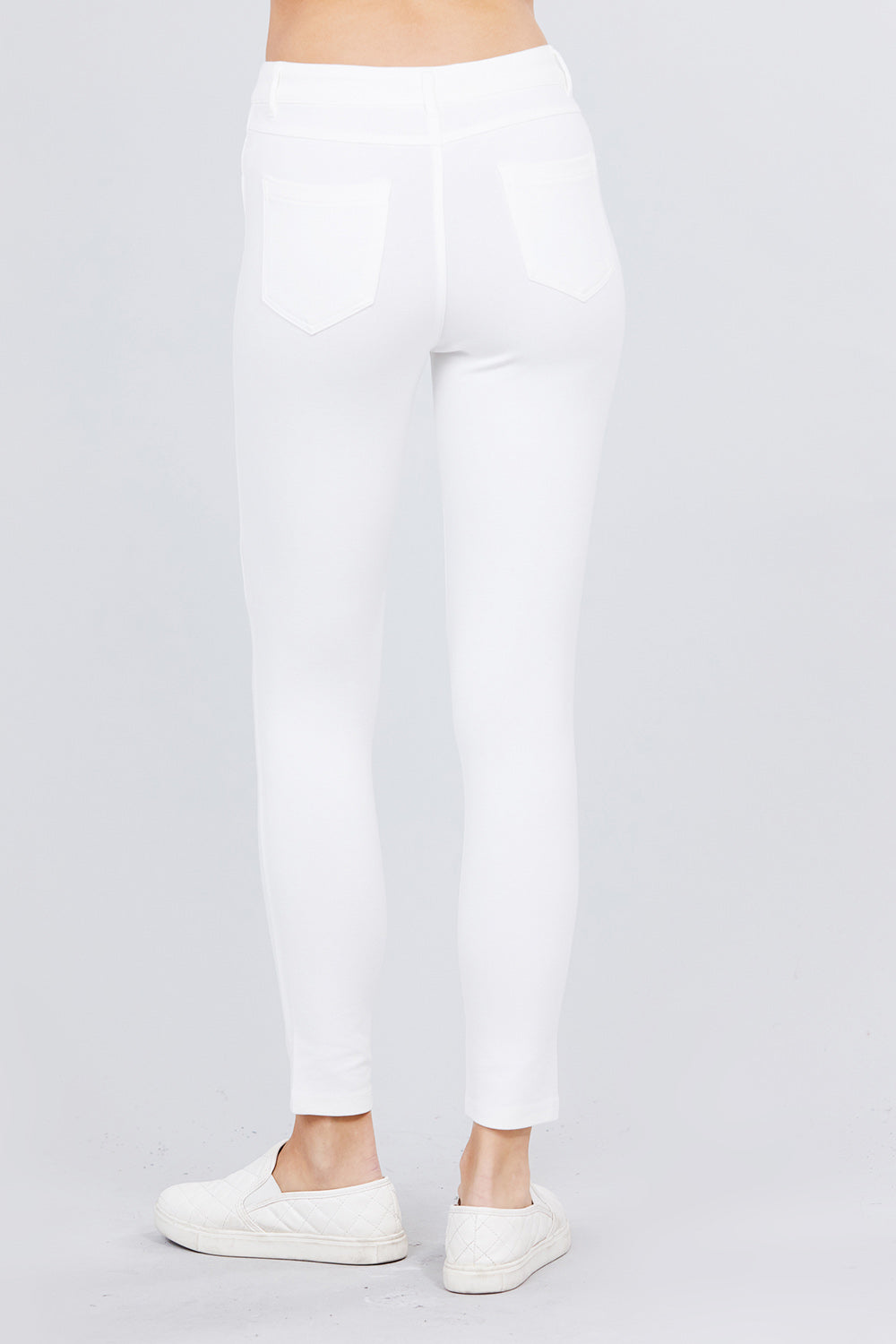 5-pockets Shape Skinny Ponte Mid-rise Pants