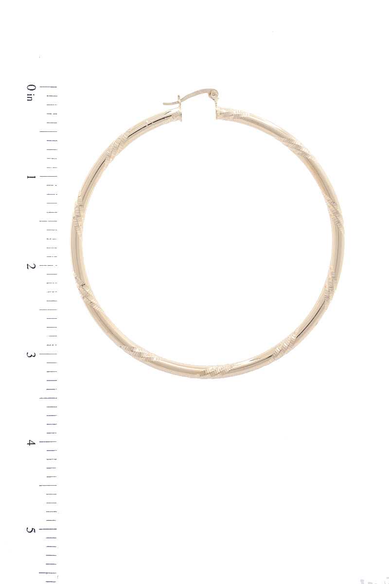 Metal Hoop Earring