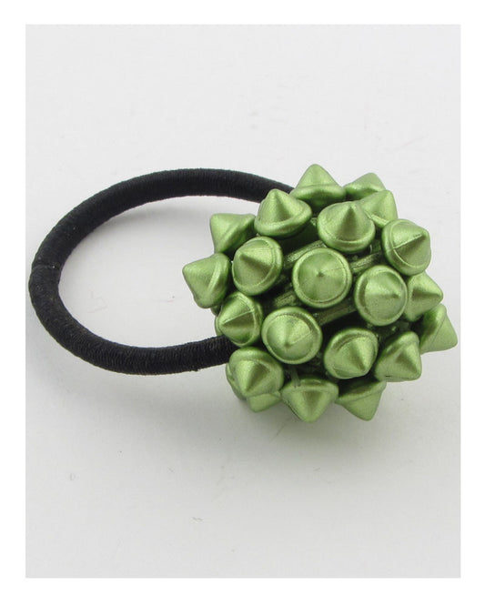 Hair elastic w/spike ball