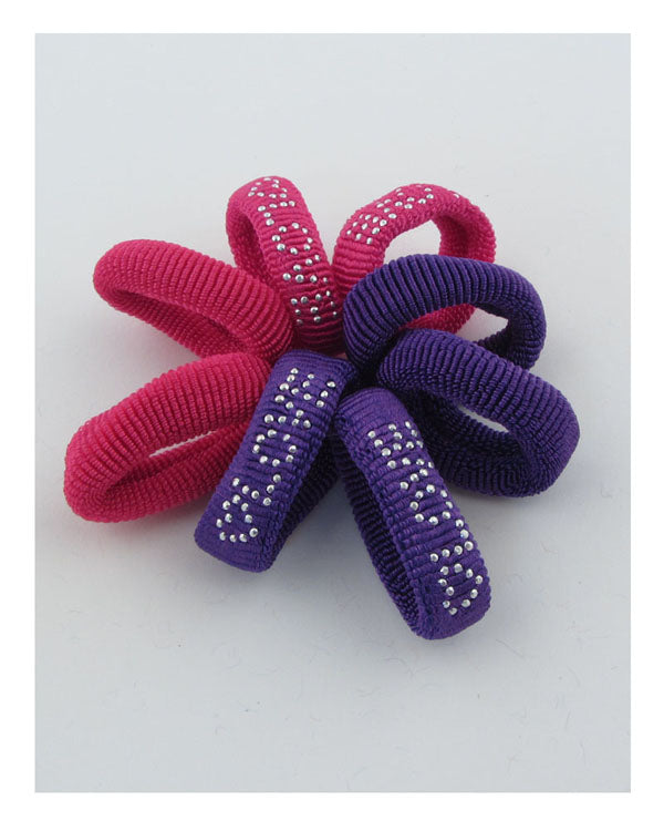 Colored hair elastics