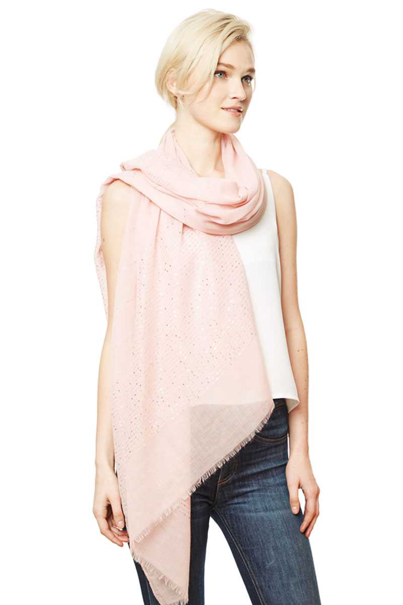 Solid Lurex Scarf