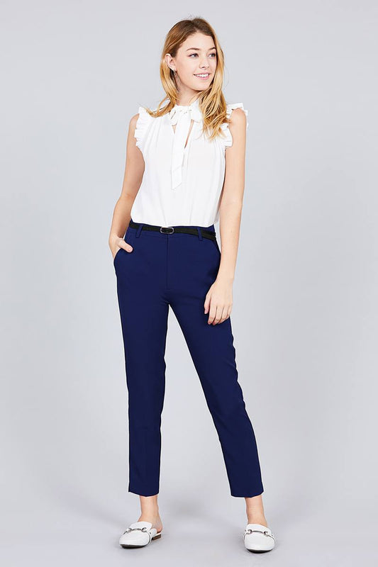 Classic Woven Pants W/belt