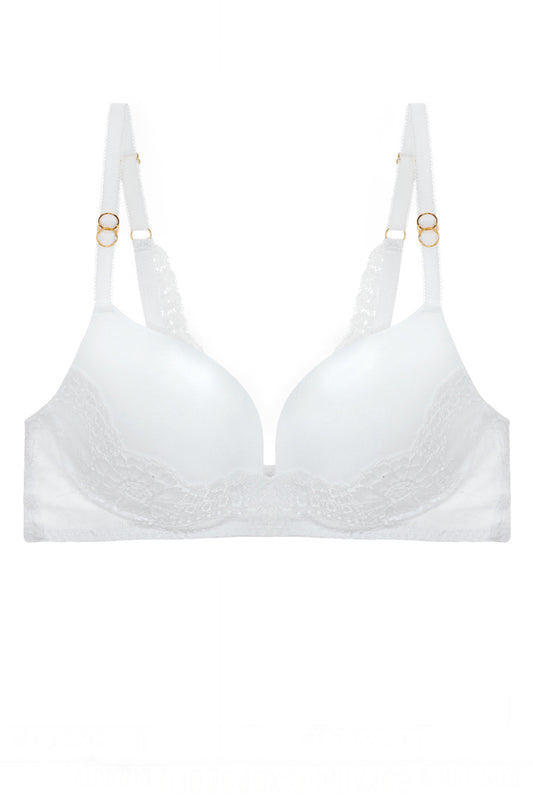 Solid / Lace Demi Bra