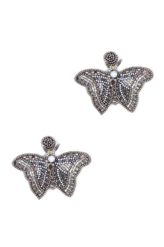 Butterfly Beaded Fashion Earrings