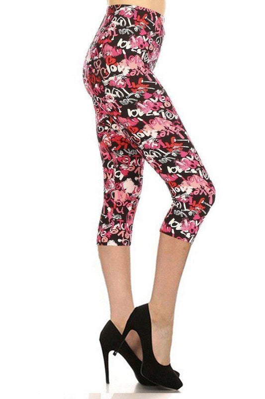 Print Capri Leggings