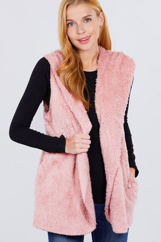 Faux Fur Fluffy Vest