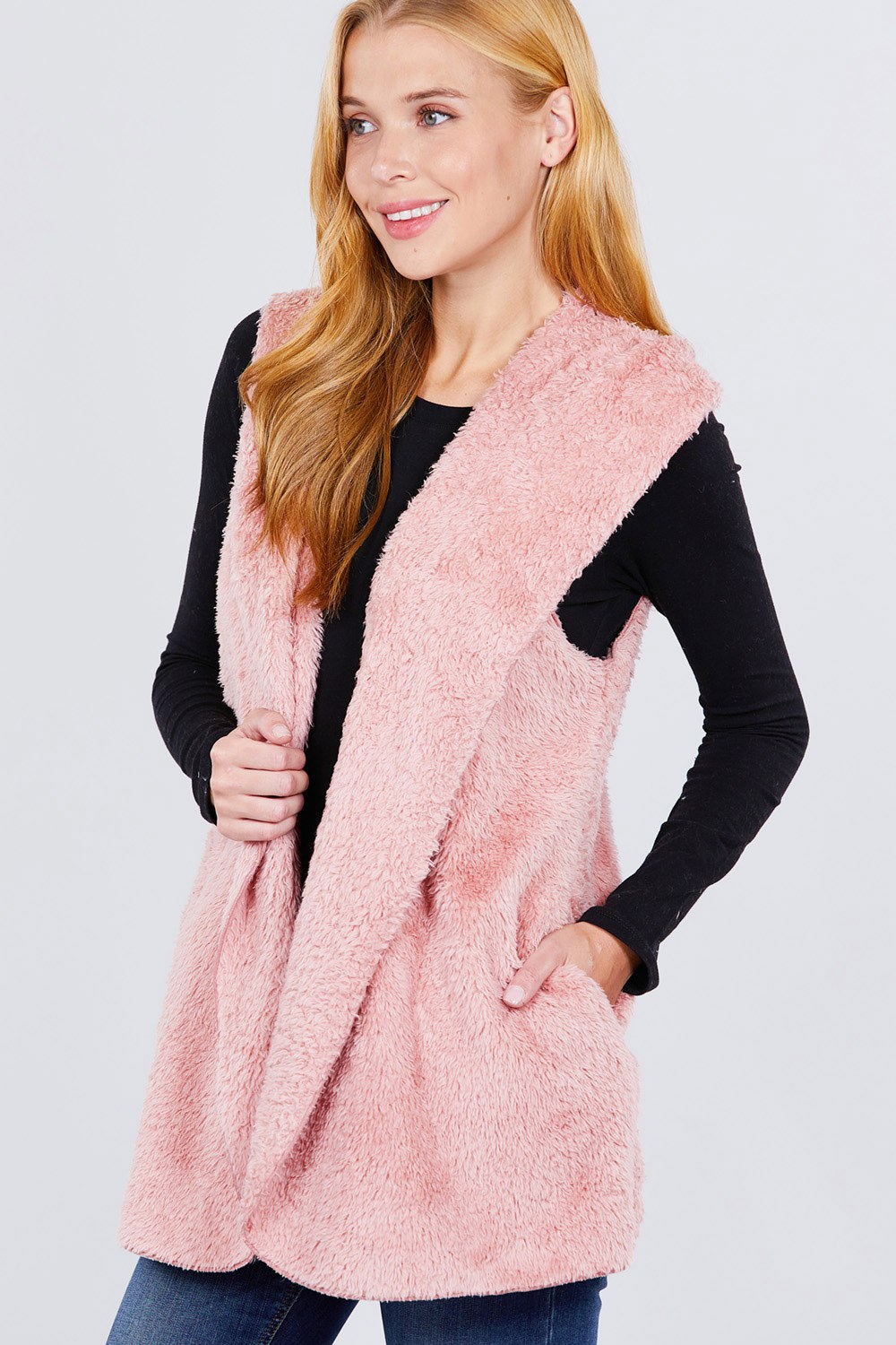 Faux Fur Fluffy Vest