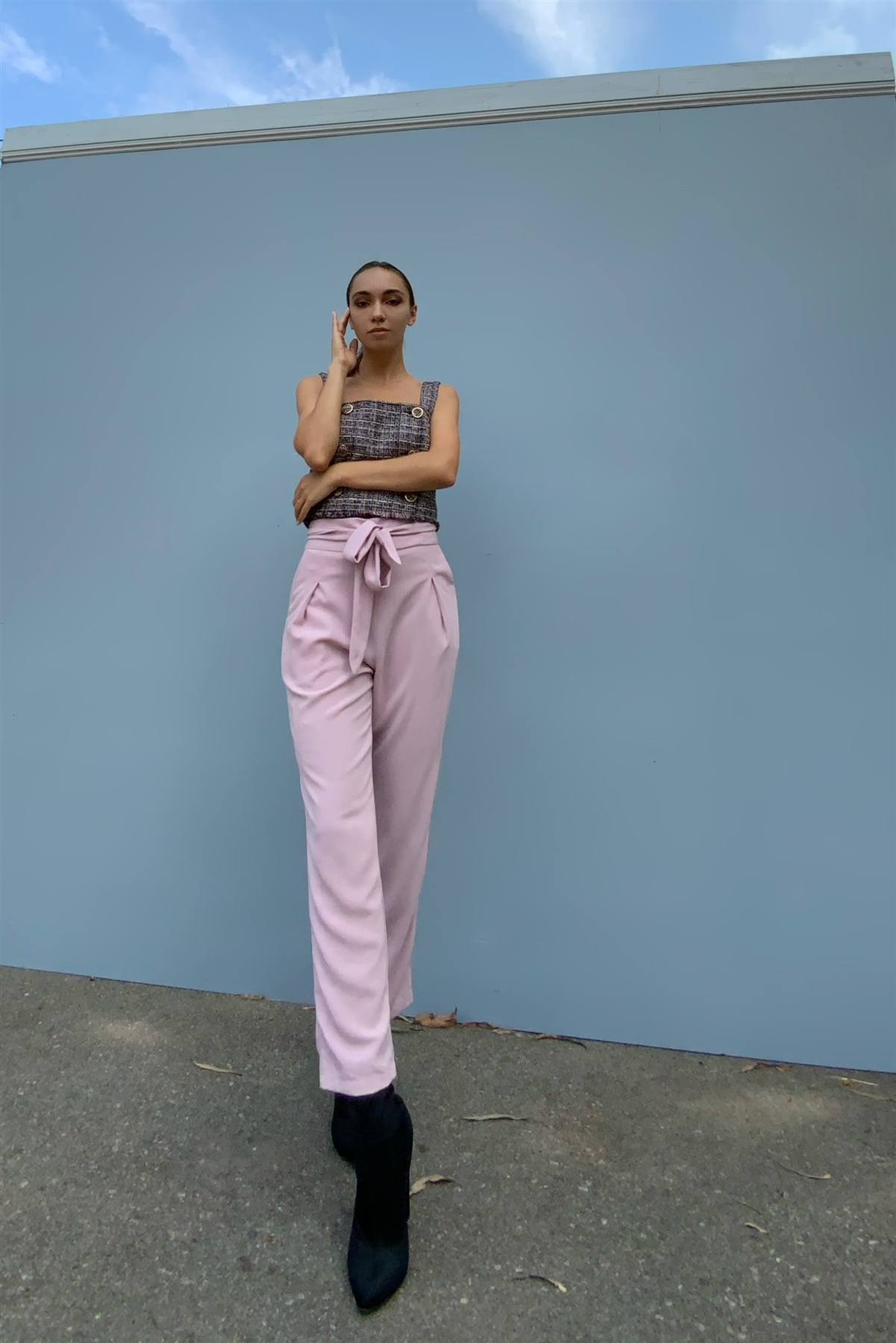 Ankle Skinny Leg Dress Pants