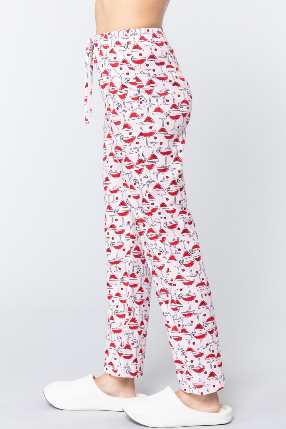 Cocktail Print Cotton Pajama