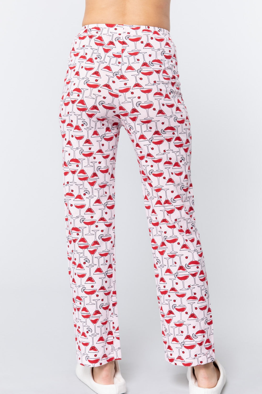 Cocktail Print Cotton Pajama