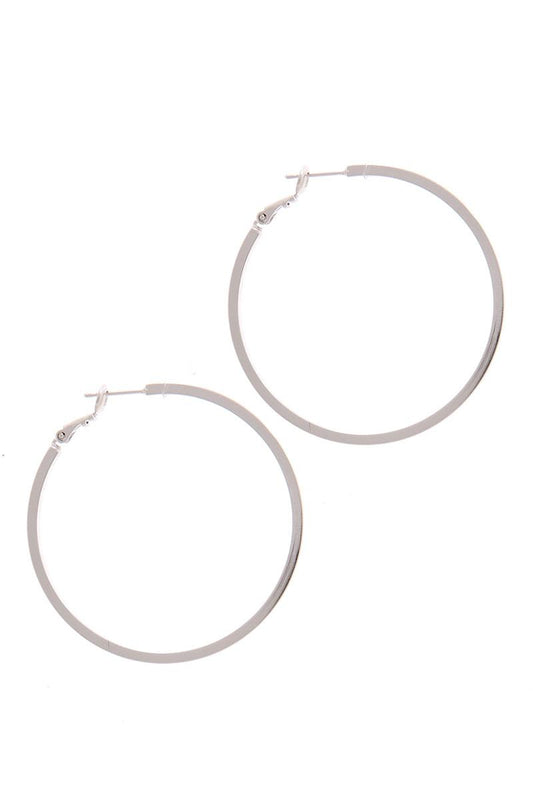 Metal Hoop Earring