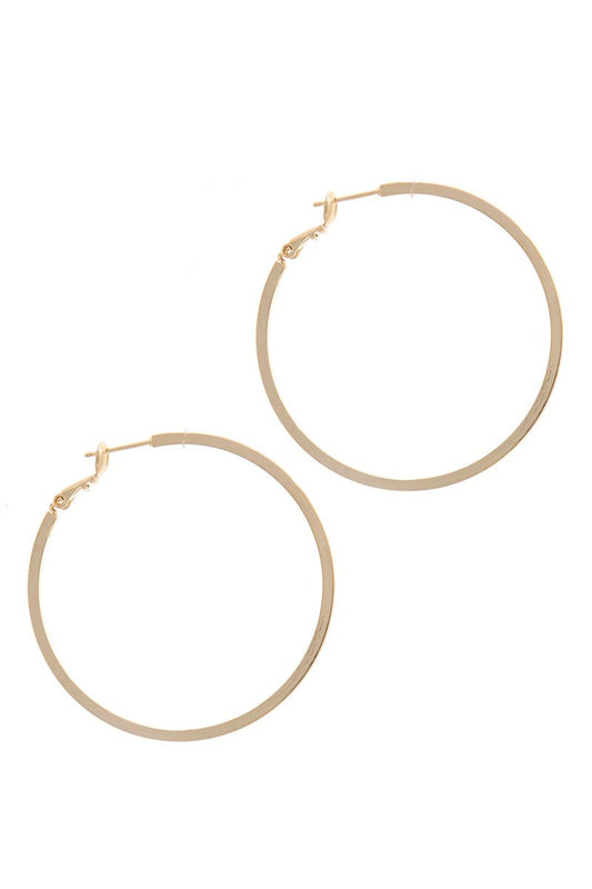 Metal Hoop Earring