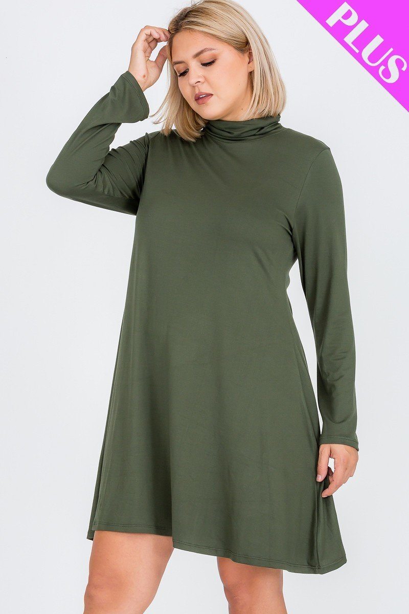 Plus Size Flare Dress