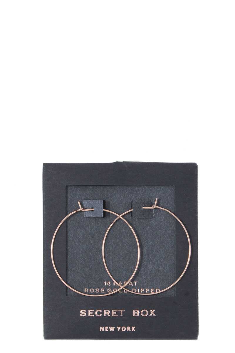 Metal Hoop Earring