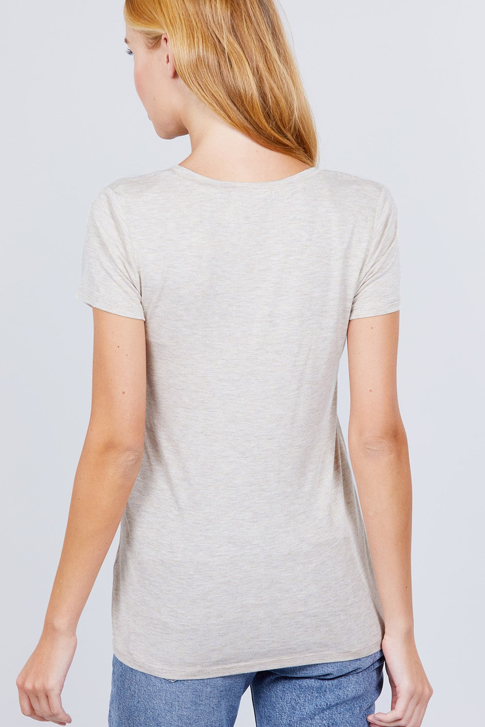 V-neck Rayon Jersey Top