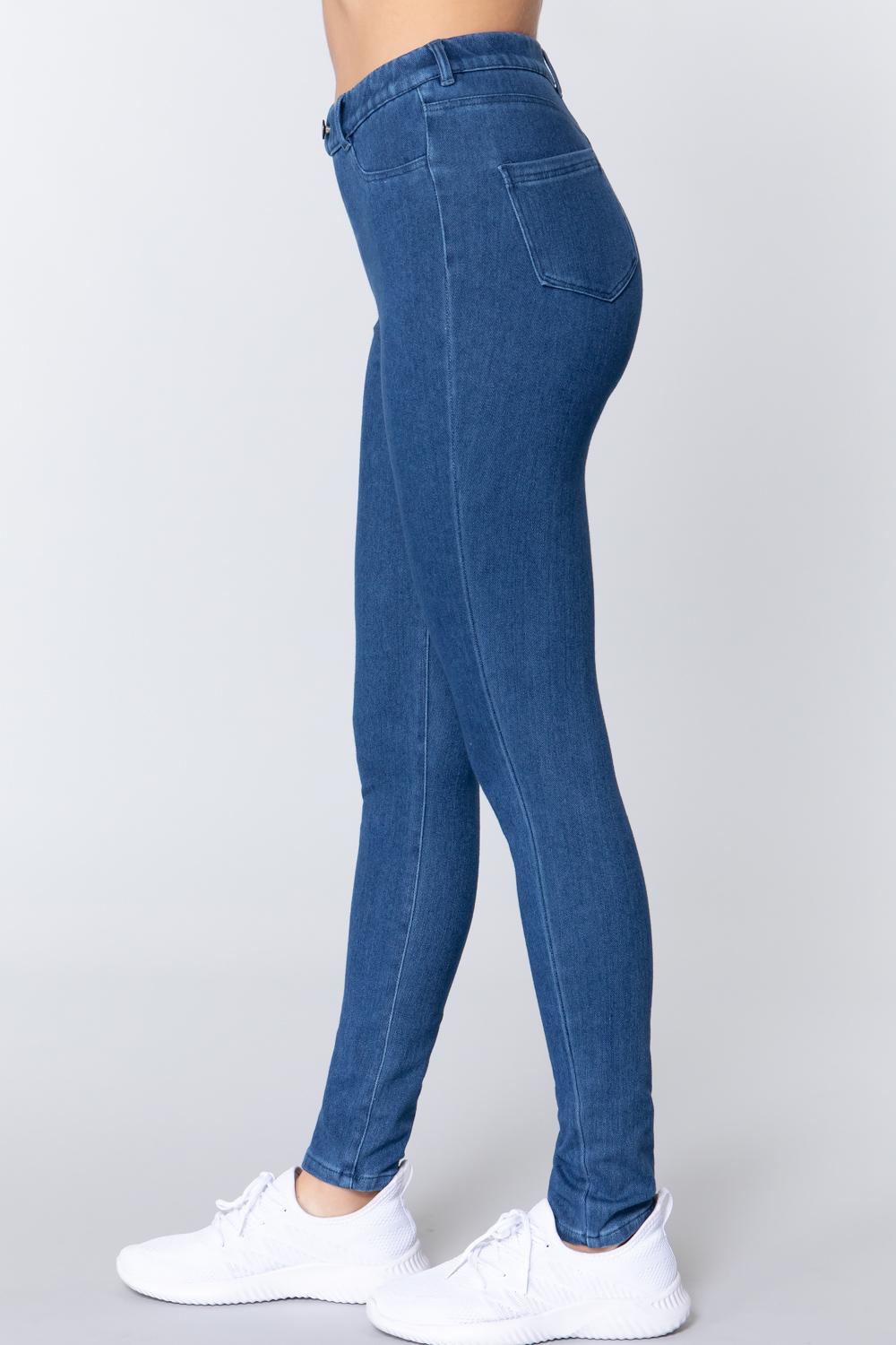 Knit Denim Jeggings