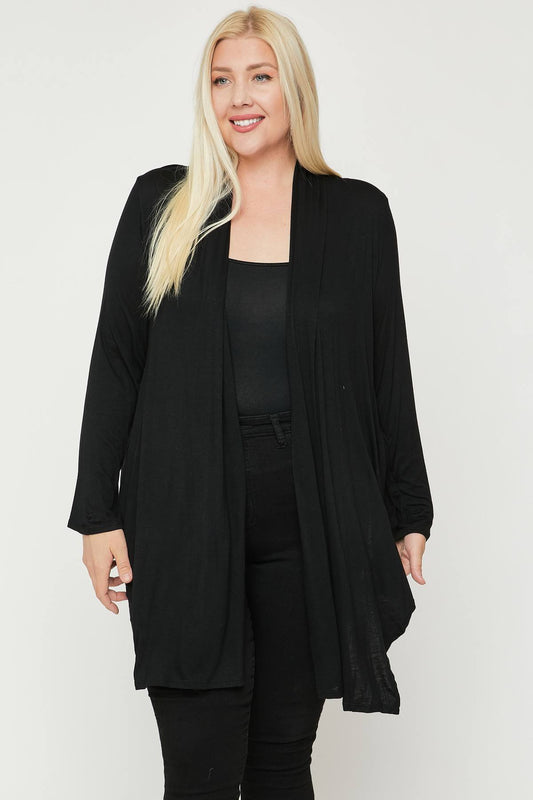 Open Front, Lightweight Cardigan