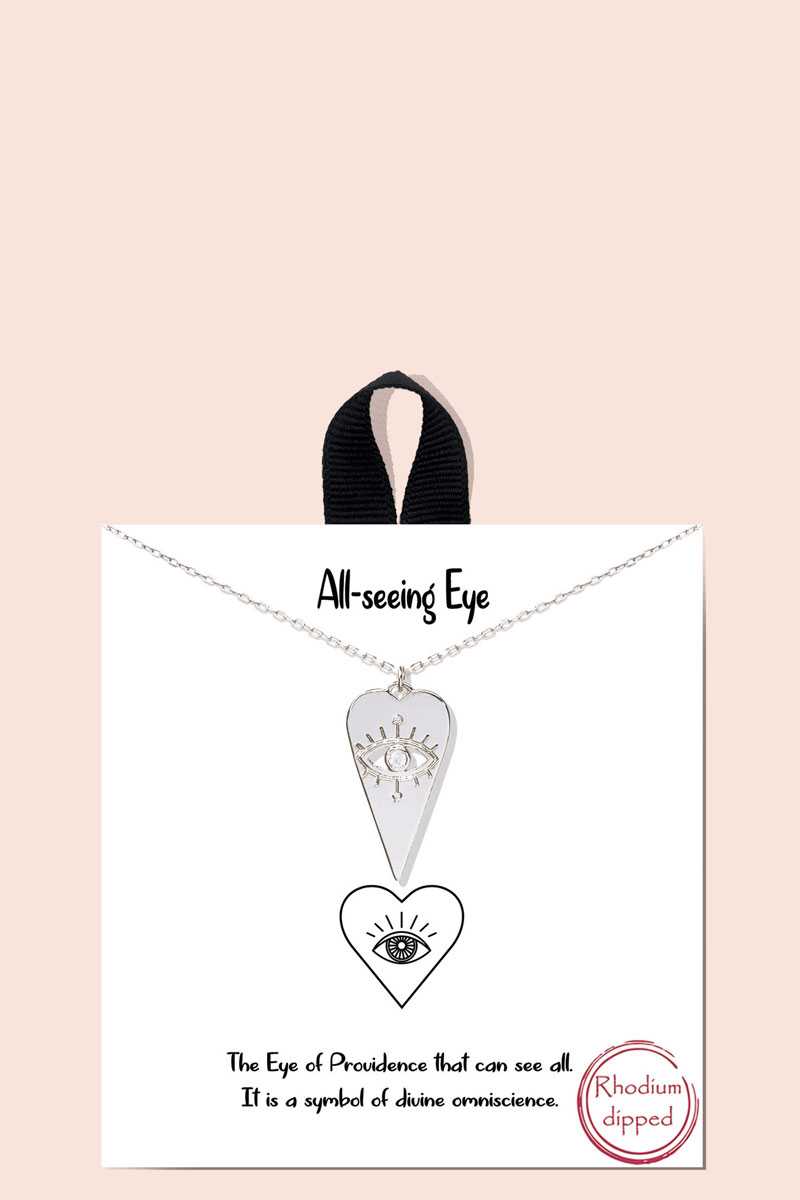 Blb All Seeing Eye Pendant Necklace