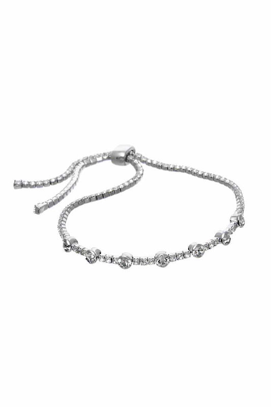 Rhinestone Adjust Bracelet