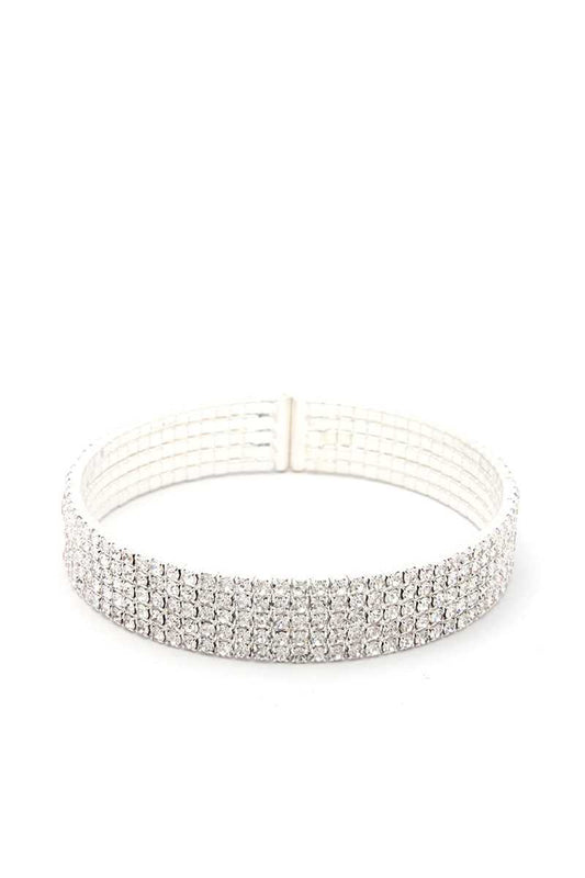 Pave Rhinestone Cuff Bracelet