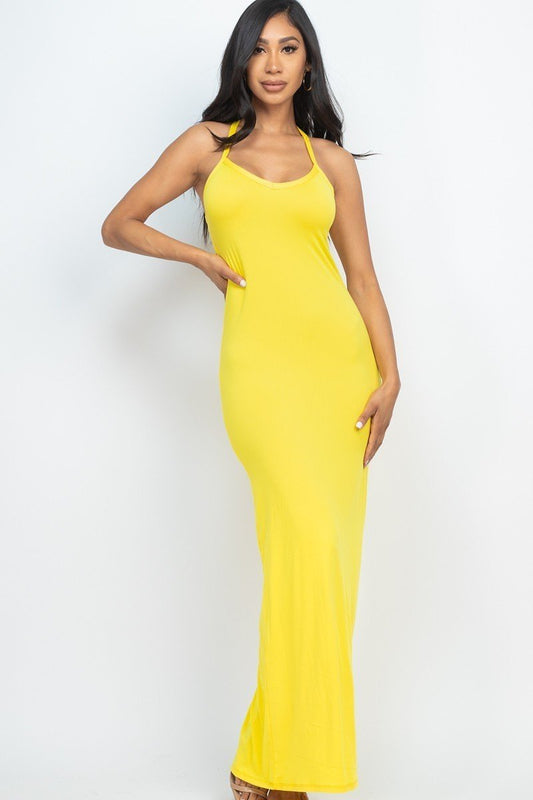 Racer Back Maxi Dress