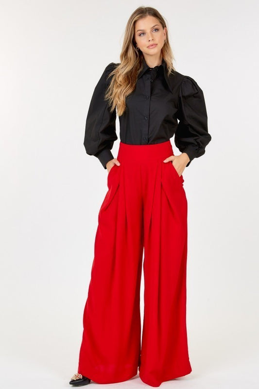 High Waist Palazzo Pants