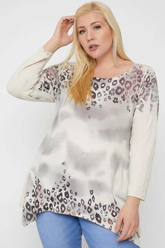 Sublimation Print Tunic Top