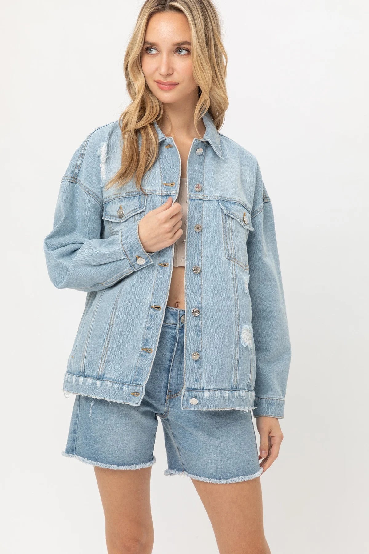 Denim Oversized Jacket