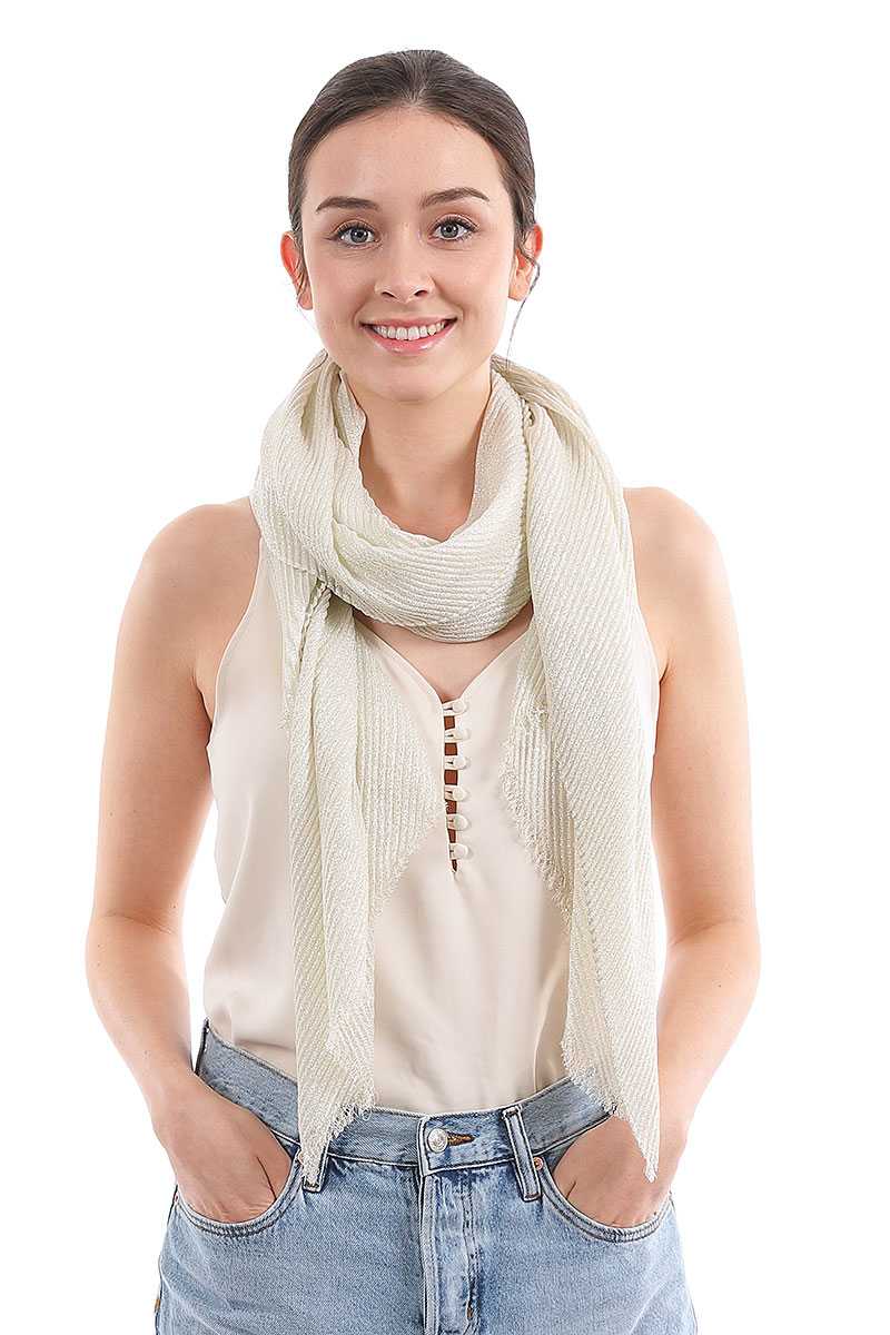Fashion Silky Solid Color Scarf