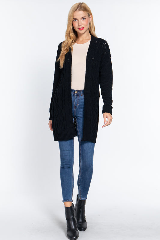 Chenille Sweater Cardigan