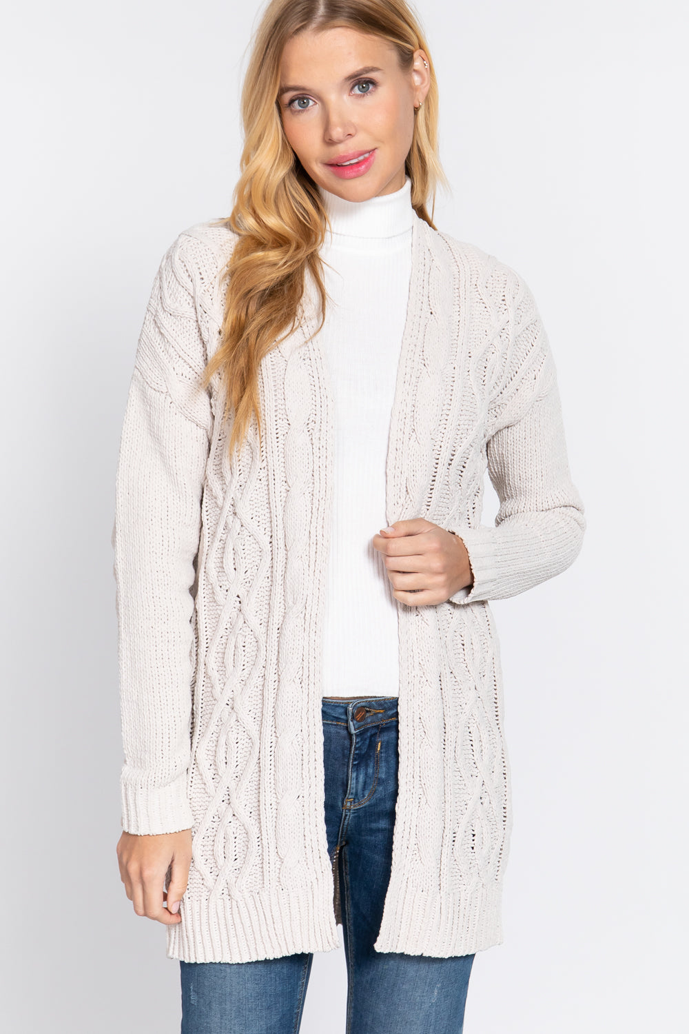 Chenille Sweater Cardigan