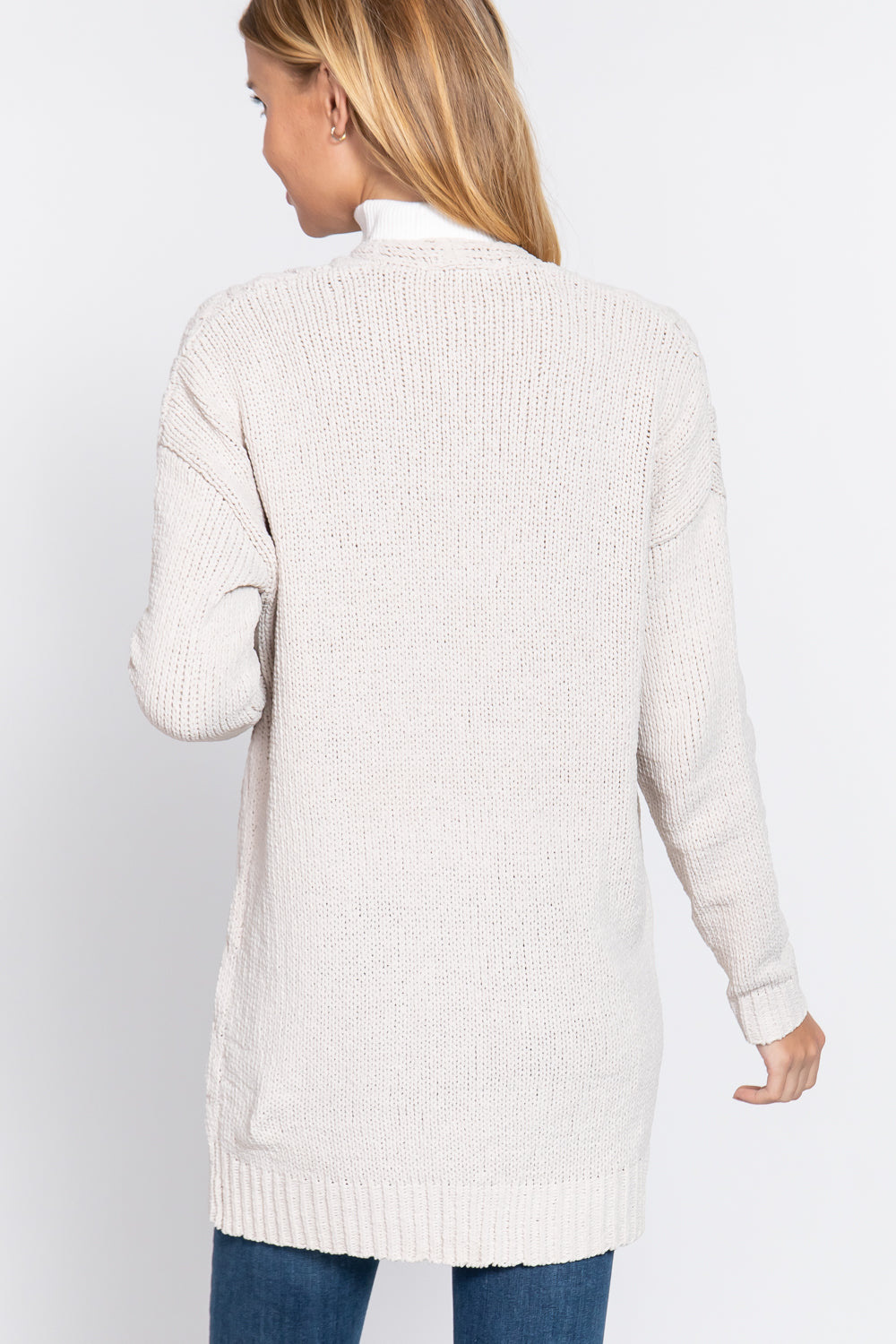 Chenille Sweater Cardigan