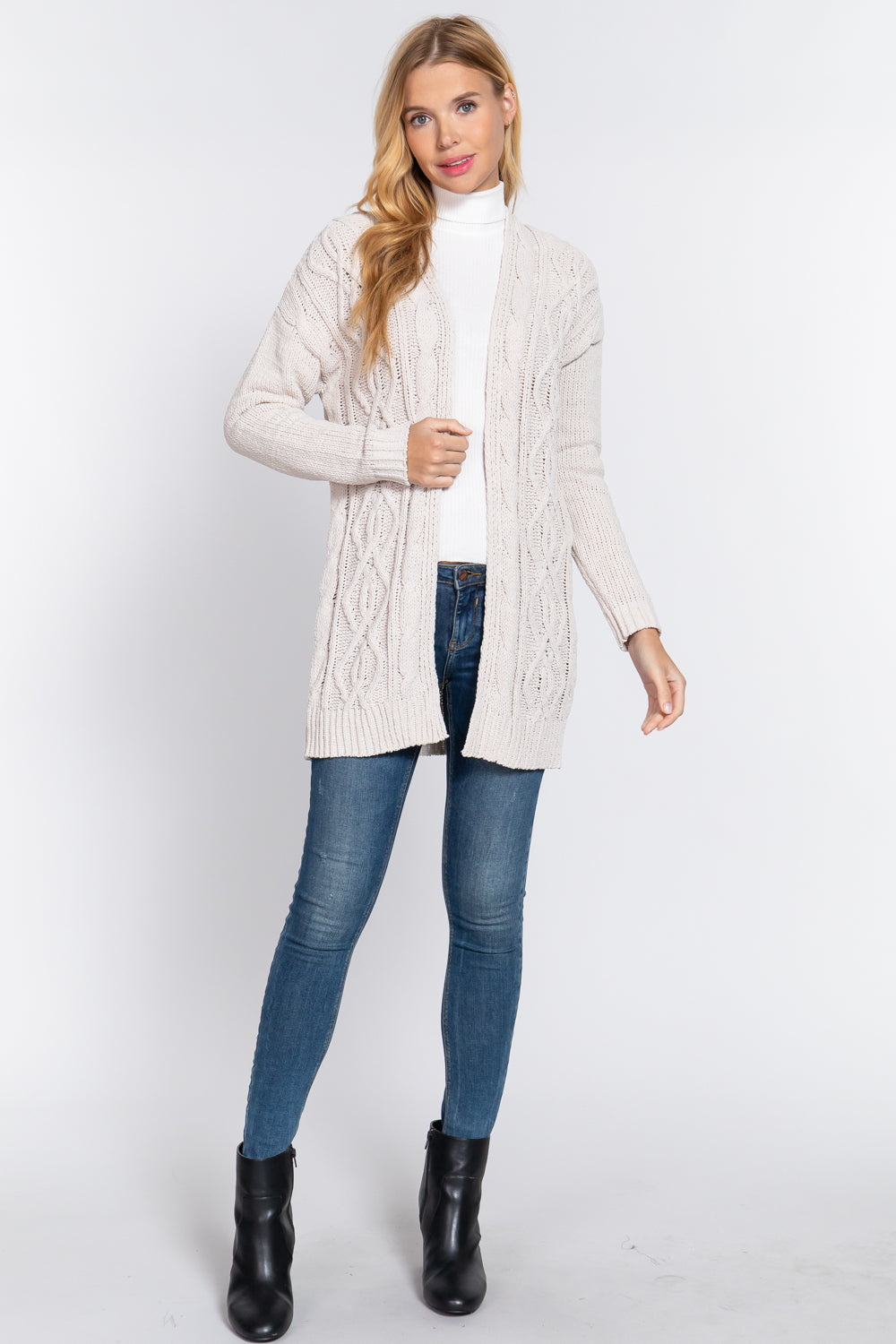 Chenille Sweater Cardigan