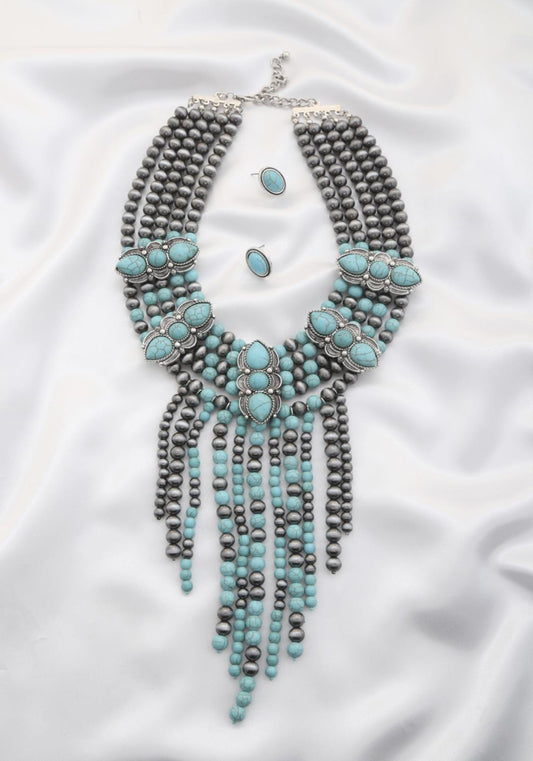 Rodeo westren beaded necklace