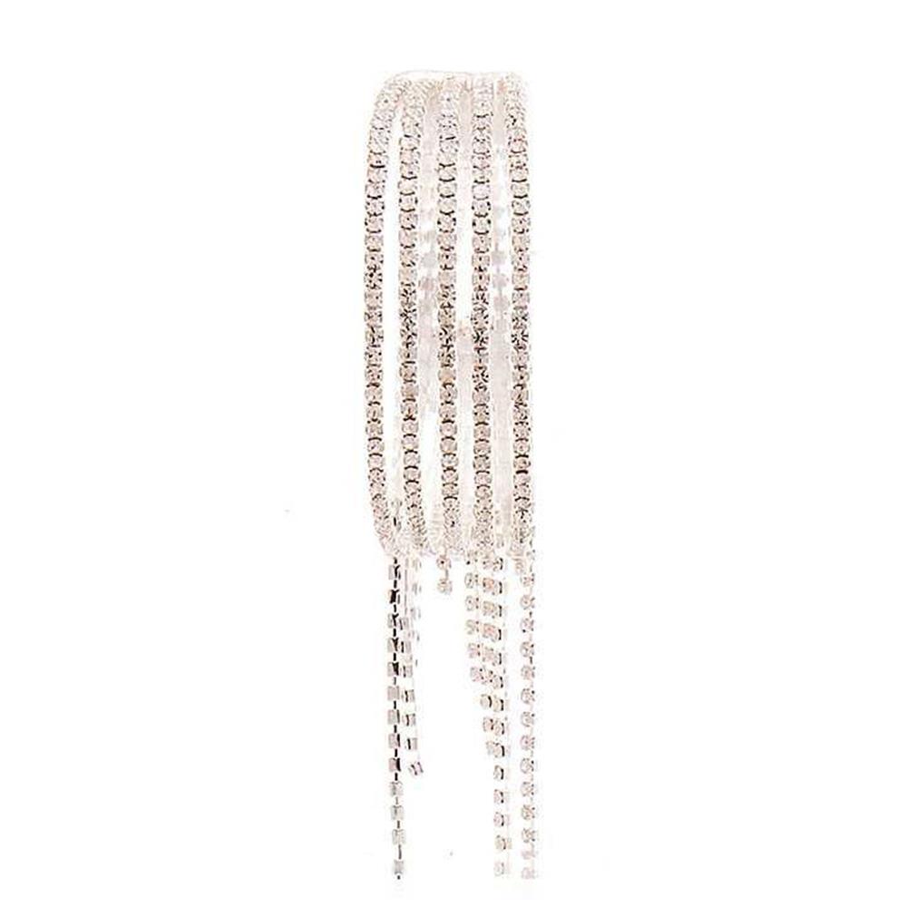 Stylish Multi Rhinestone Drop Bracelet