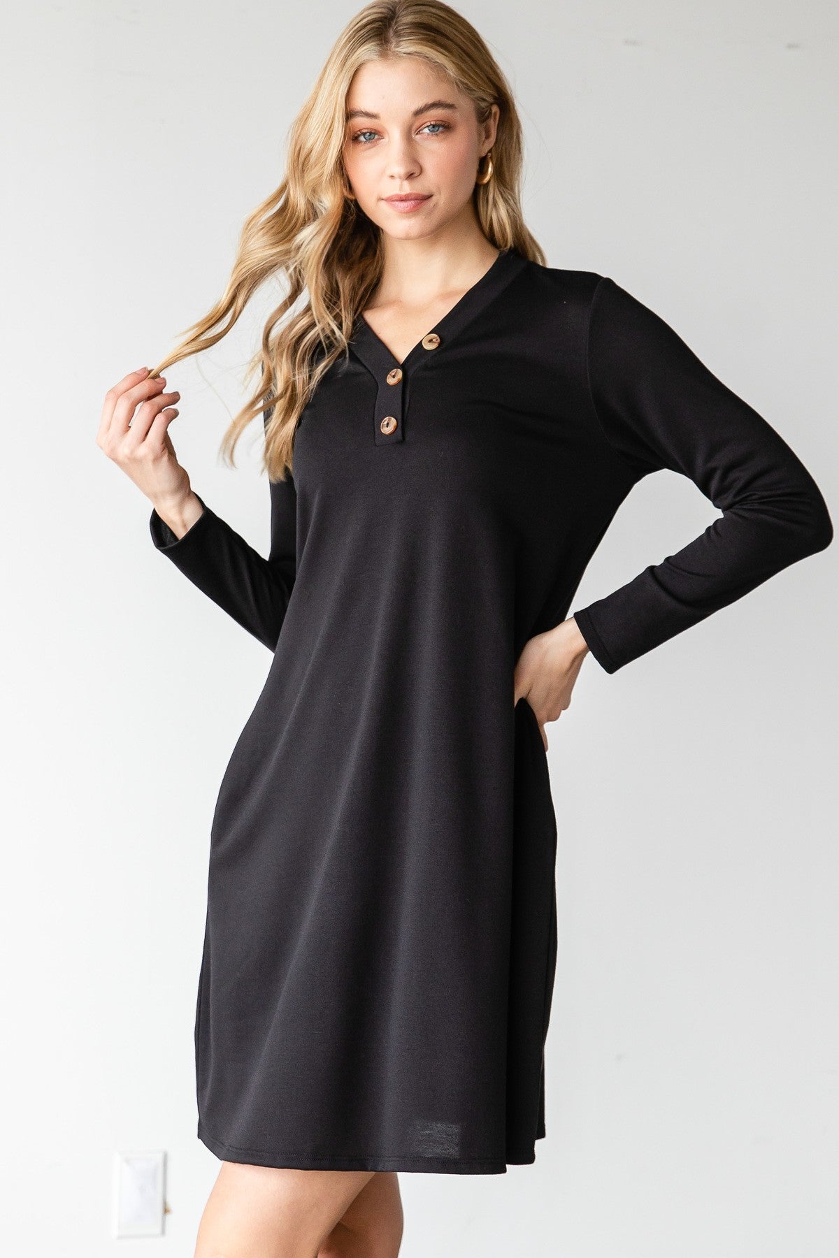 Long Sleeve T-shirt Mini Dress