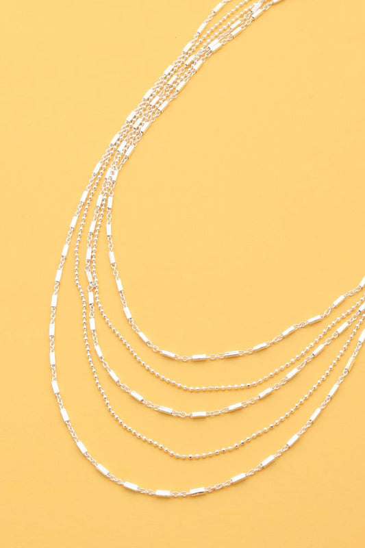 Metal Layered Necklace